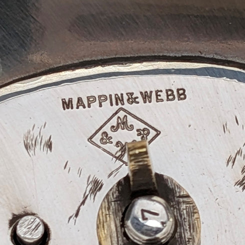 英国アンティーク シルバープレート製 小型クロッシュ Mappin&Webb